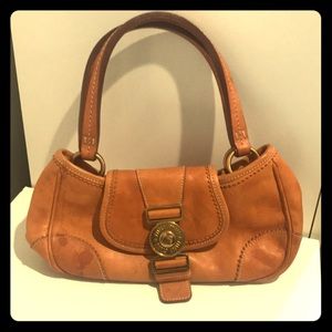 Authentic Miu Miu beige leather handbag